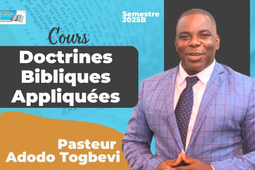 Cours de Doctrines Bibliques Appliquées