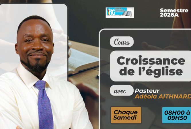 Pst Fofo, Enseignant à l'Institut Théologique de la Grâce